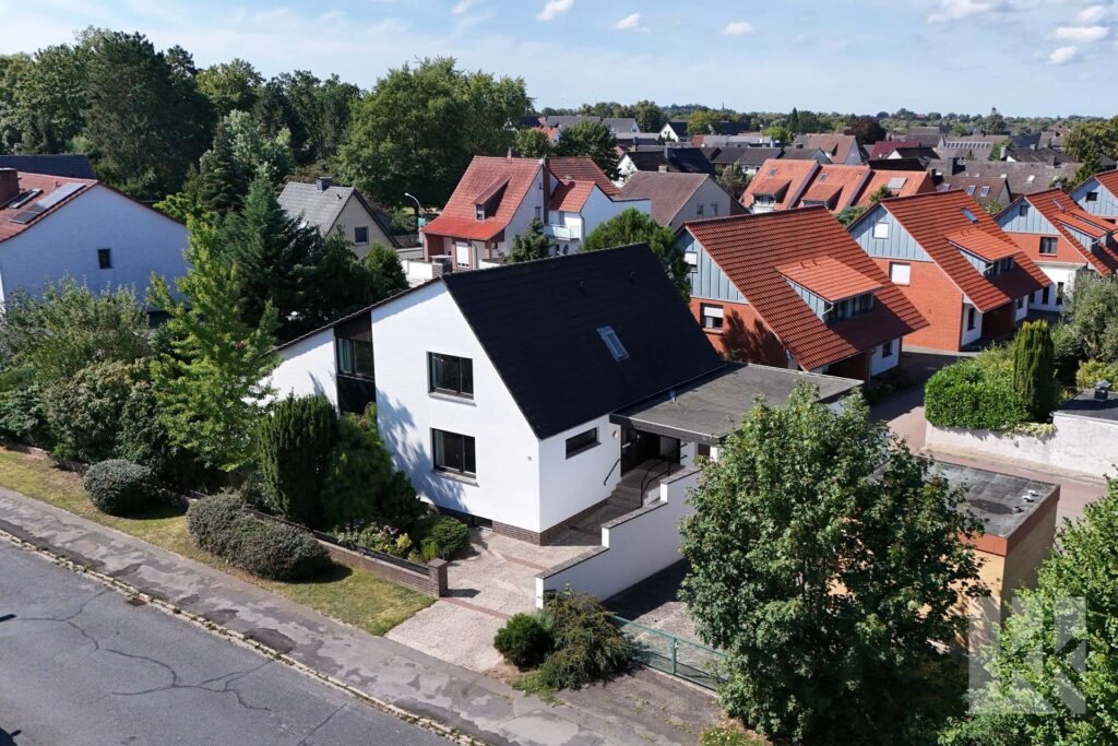 Familienhaus in Fallersleben aus der Vogelperspektive